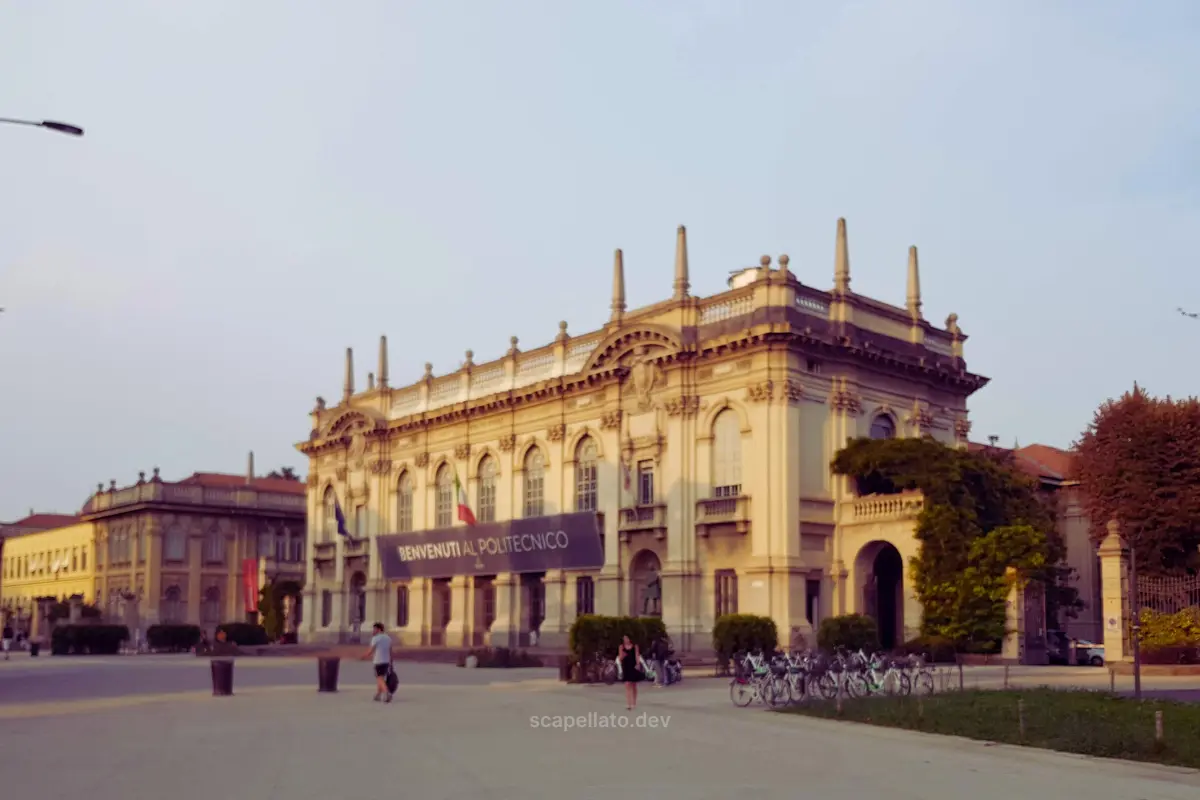 Studying at Politecnico di Milano