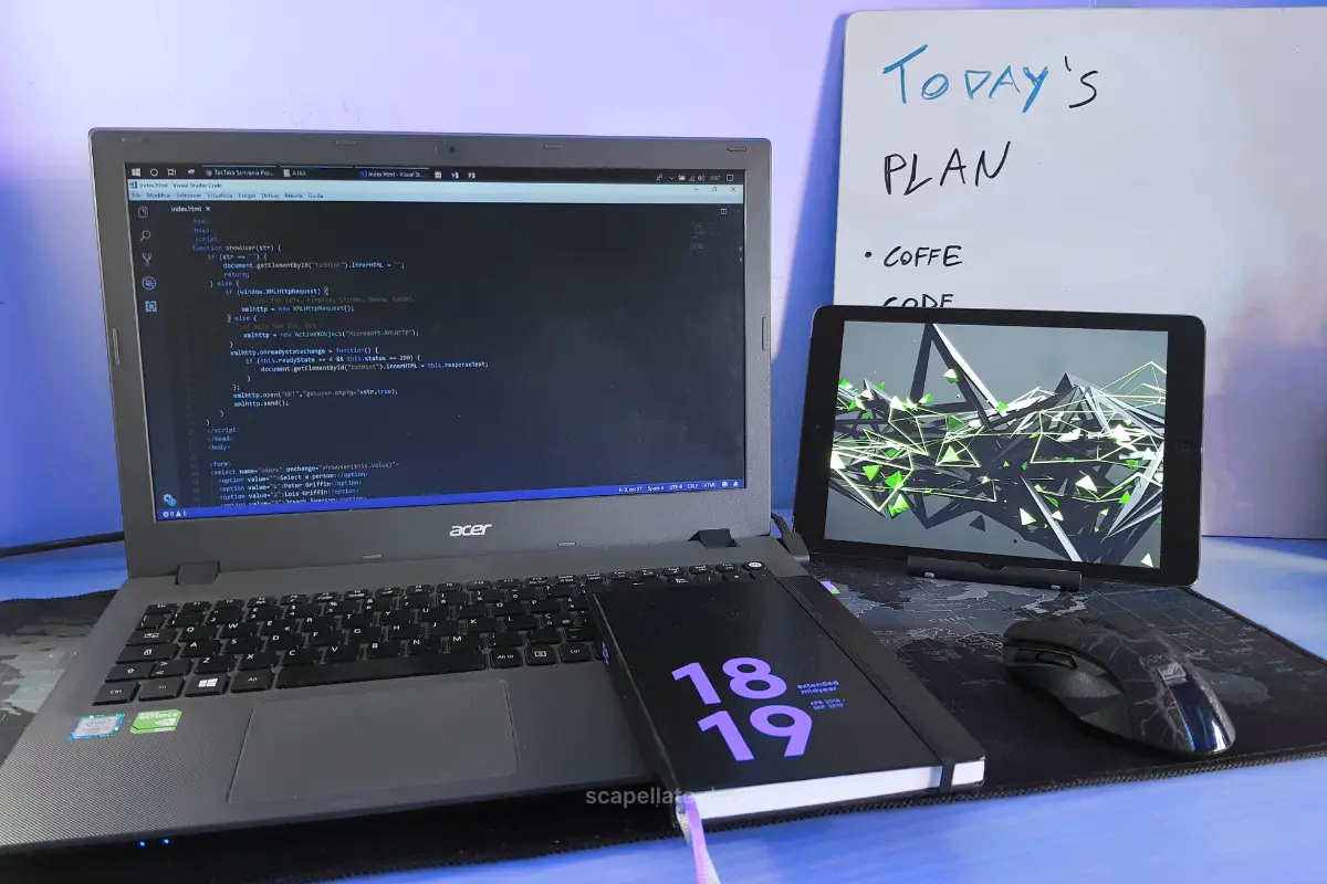My first coding setup